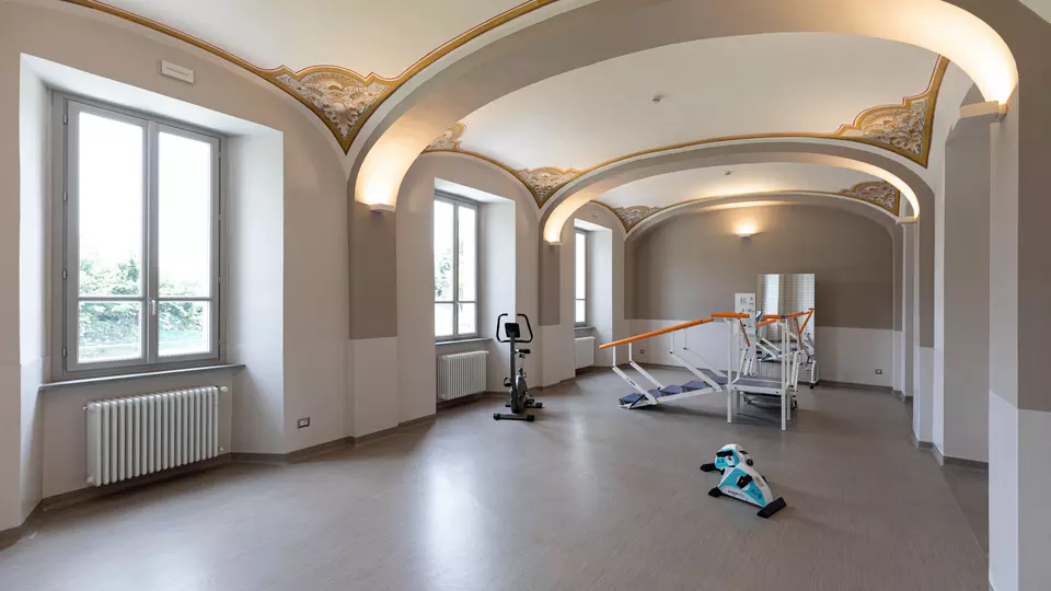 Palestra di una struttura sanitaria