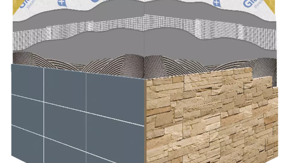 Render applicazione rivestimenti su sistemi a secco